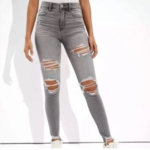 American eagle super high rise jegging